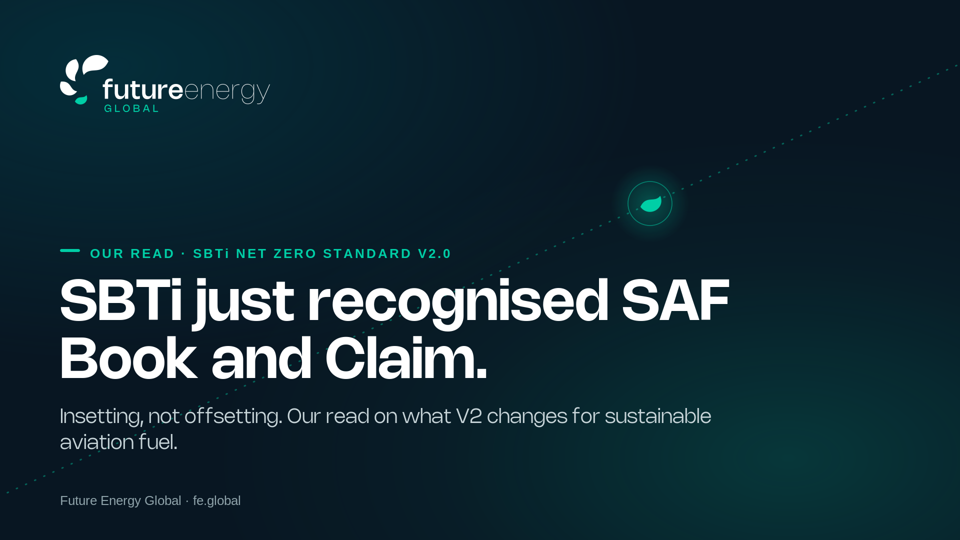 Future Energy Global article cover for the SBTi Corporate Net-Zero Standard v2